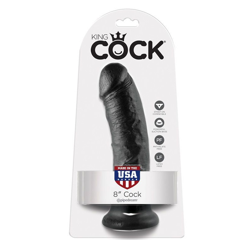 King Cock - 8 Gode Noir 20.3 Cm